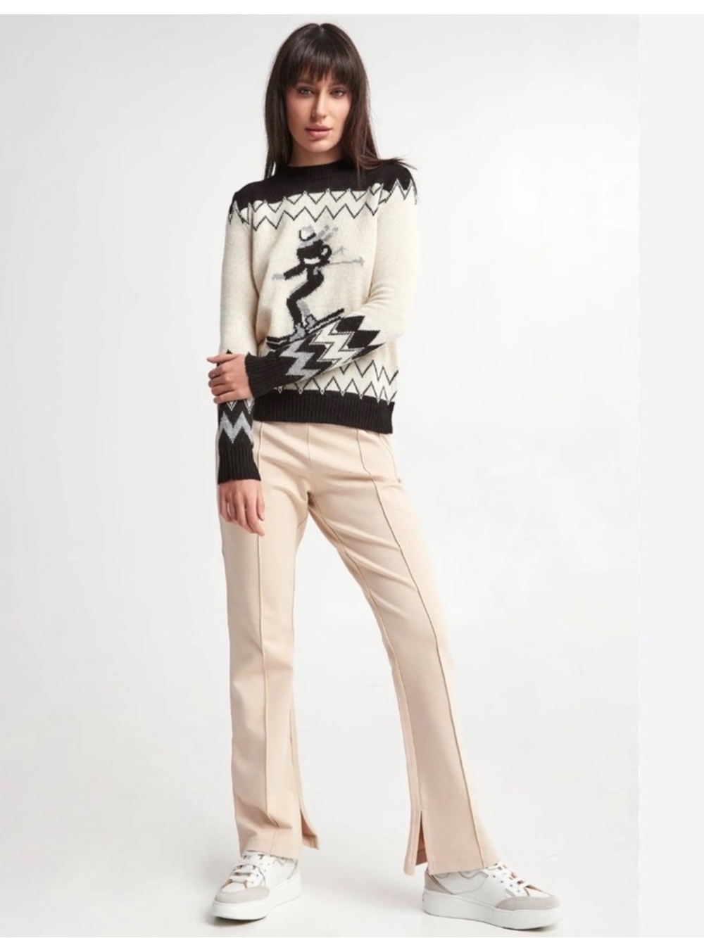 NWT WEEDWEND MAX MARA Taiga Ski-Motif sweater with a pattern - Picture 7 of 12